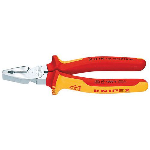 Kracht-Kombitang verchroomd 180 mm _ 02 06 180 KNIPEX