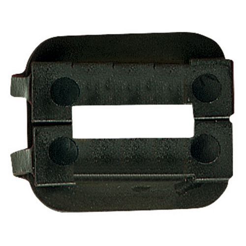 Kunststof omsnoering, Voor max. bandbreedte: 16 mm, Voor bandbreedte: 16 mm, Breedte: 16 mm, Kleur: Zwart