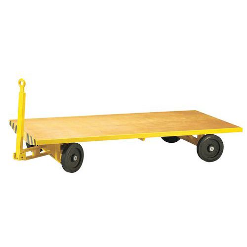Aanhangwagen met enkel plateau - Laadvermogen 2000 kg - Plateau 1250 x 2520 mm