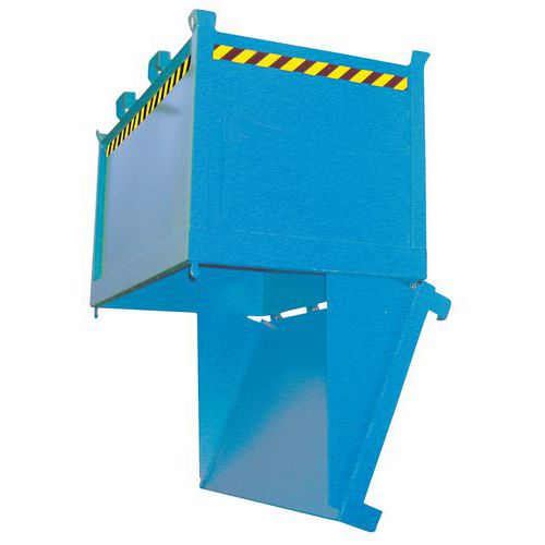 Bodemklepcontainer - FB - 1 compartiment - Op sokkel of op wieltjes - 2000 L Bodemklepcontainer - FB - 1 compartiment - Op sokkel of op wieltjes - 2000 L