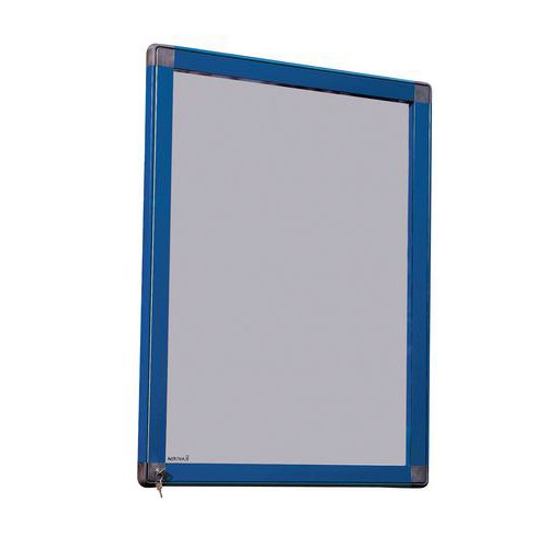 Buitenvitrine Antares Italiaans - Aluminium achterwand - Deur van veiligheidsglas