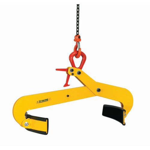 Pince semi-automatique pour fût métal - Prise verticale - Force 500 kg