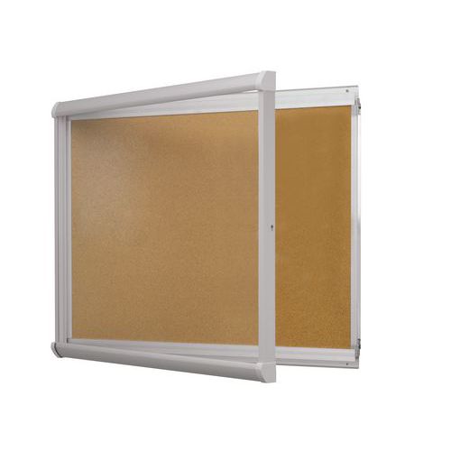 Vitrine extérieur Leader - Fond liège - Porte en plexiglass - Vanerum
