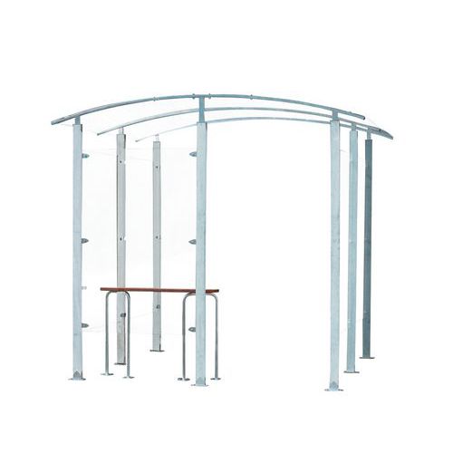 Abri fumeurs design 6 m² - Mural