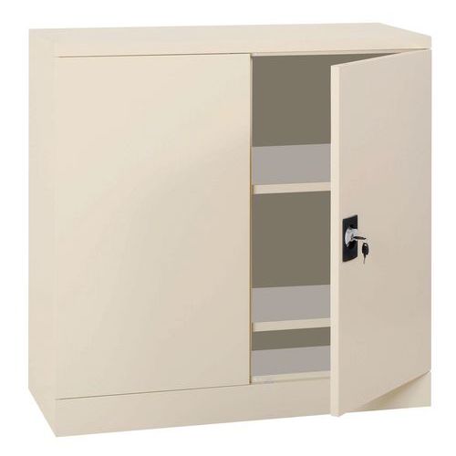 Armoire monobloc à porte battante compacte - H 100 cm - Manutan Expert Armoire monobloc à porte battante compacte - H 100 cm - Manutan Expert