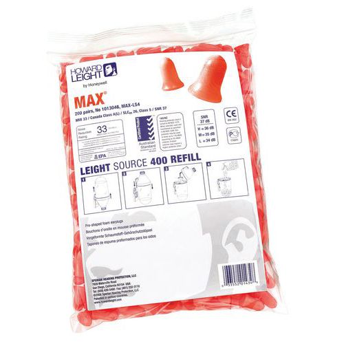 Navulling oordoppen Max voor dispenser LS400 - Honeywell