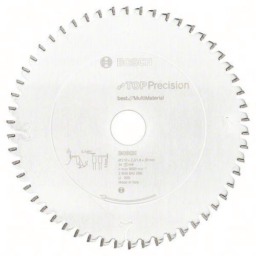 Cirkelzaagblad Top Precision Multi Material - Bosch