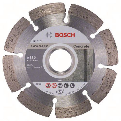 Disques à tronçonner diamantés Standard for Concrete