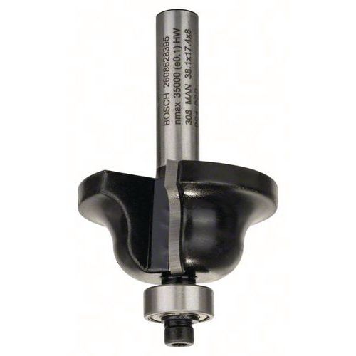 Paneelfrees B 8 mm, R1 4 mm, B 8 mm, L 12,4 mm, G 54 mm - Bosch