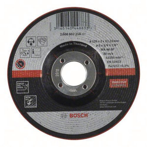Afbraamschijf Semiflexibel WA 46, 115 x 3 mm, Diameter slijpsteen: 125 mm, Dikte slijpsteen: 3 mm