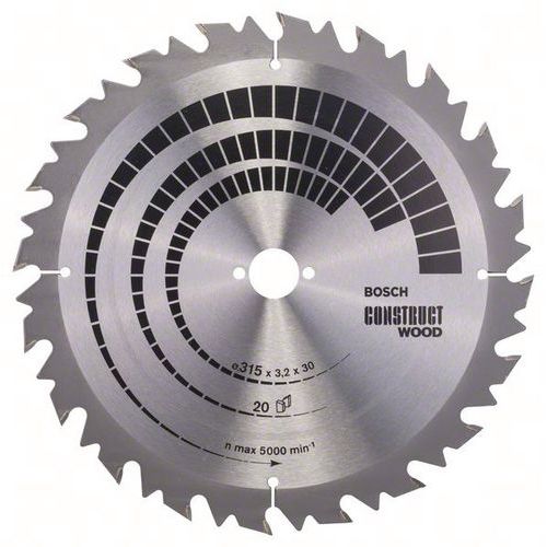 Cirkelzaagblad Construct Wood - Bosch