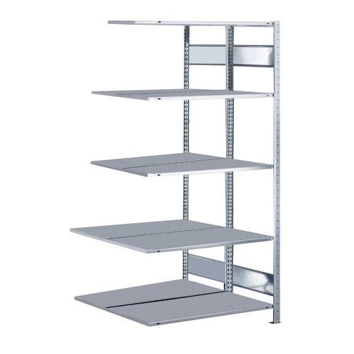 Rayonnage léger Easy-Fix -Double face - Finition galva - Schulte