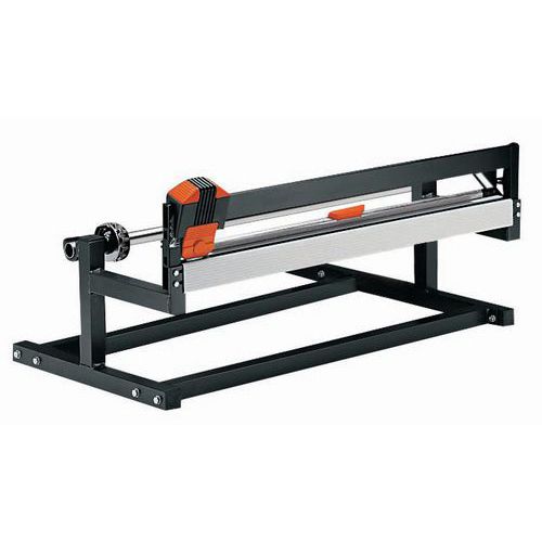 Horizontaal afrol- en snijsysteem voor op tafel - Rol Ø 250 max. Horizontaal afrol- en snijsysteem voor op tafel - Rol Ø 250 max.