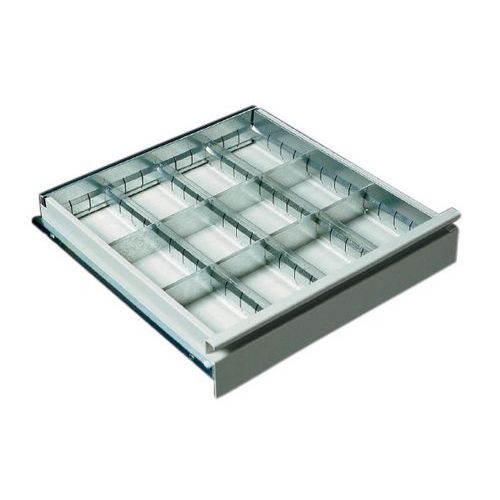 Kit de compartimentage pour tiroir - Acier - 12 compartiments