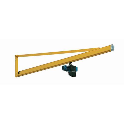 Potence murale à flèche triangulée + palan DC- Force 80 à 500 kg