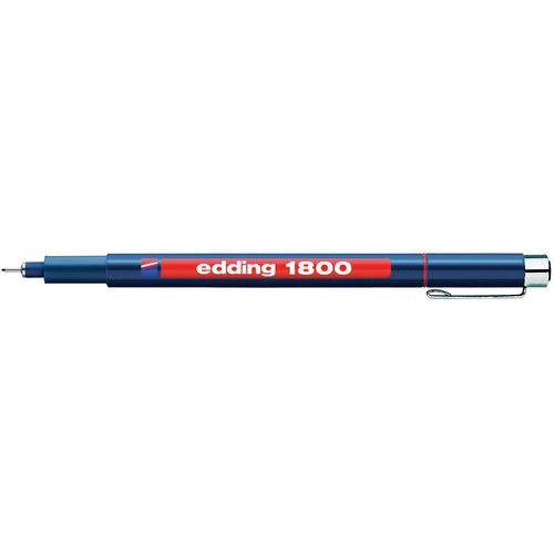 Schrijfstift met dop Edding 1800
