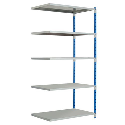 Gesloten stelling van plaatstaal Combi-Flip - Hoogte 2000 mm - Manorga