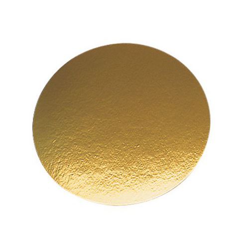 Taartkarton / taartonderlegger rond goud - Matfer