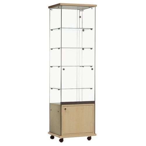 Vitrine Easy E5 - Avec armoire basse et éclairage LED Vitrine Easy E5 - Avec armoire basse et éclairage LED