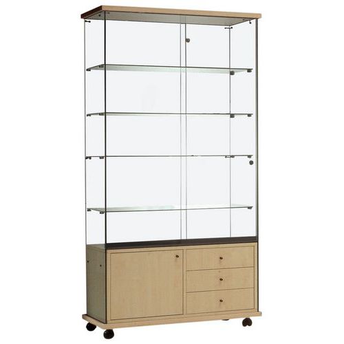 Vitrine Easy E6 - Avec armoire basse