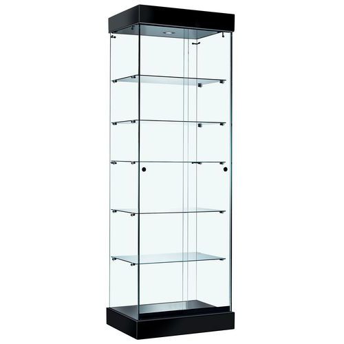 Vitrine ASF avec éclairage LED - Noir Vitrine ASF avec éclairage LED - Noir