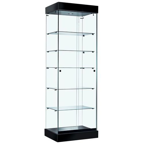 Vitrine ASF met LED-verlichting - Zwart