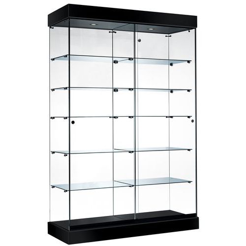 Vitrine ASF avec éclairage LED - Noir Vitrine ASF avec éclairage LED - Noir