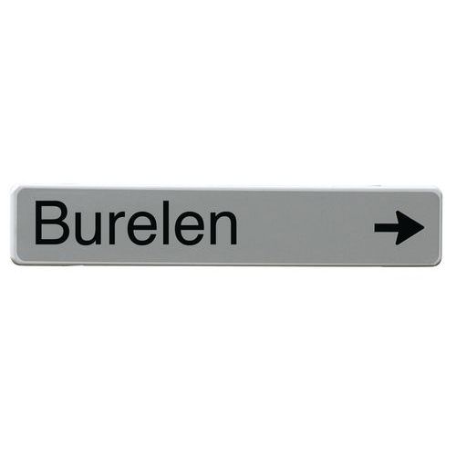 Panneau d'information 120 x 20 cm - Burelen