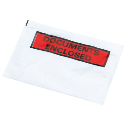 Enveloppe notes d'envoi - « Documents enclosed » Enveloppe notes d'envoi - « Documents enclosed »