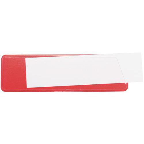 Zelfklevende of magnetische gekleurde etikethouder - Manutan