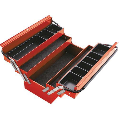 Boîte à outils métallique 5 cases _ SAM-590-PBV