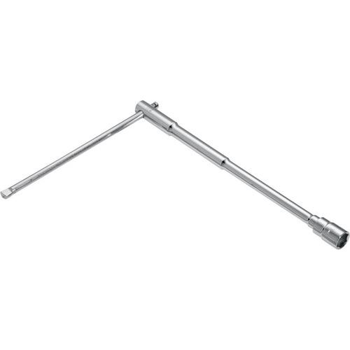 Dopsleutel T-vormig, Totale lengte: 277 mm, Aantal sleutels: 1, Type de clé à douille: T-vormig