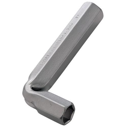 Buissleutel gebogen in mm, Lengte: 87 mm, Type nr.: 86-7, Max. spancapaciteit: 7 mm, Breedte kop: 7 mm