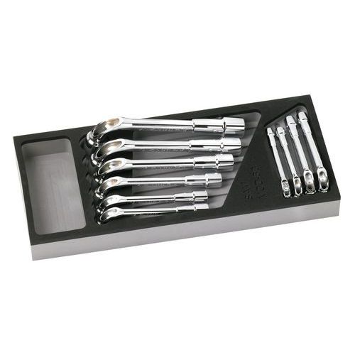 Pijpsleutel haaks 8 tot 21 mm in module 10 delig - SAM Outillage
