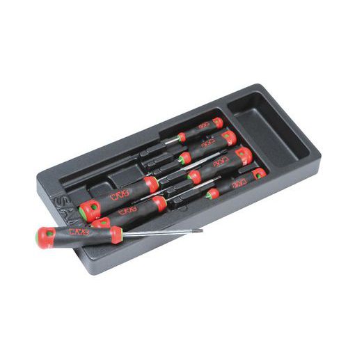 Schroevendraaier Torx 7 delig in module - SAM Outillage