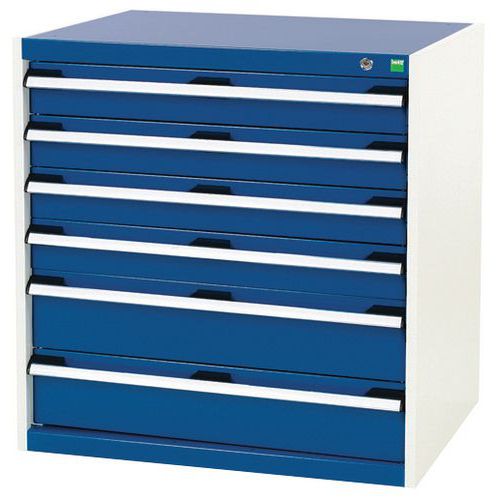 Armoire à tiroirs Cubio - 800x800x650mm - Bott