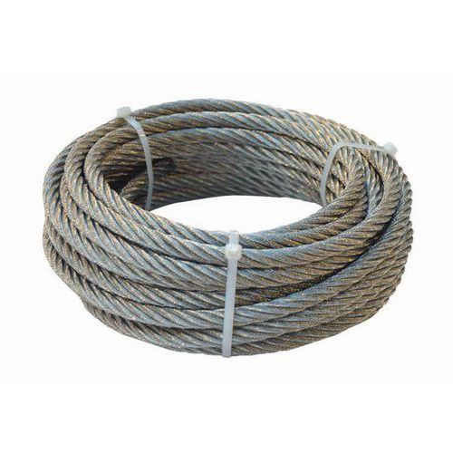 Kabel van roestvast staal - 12 meter