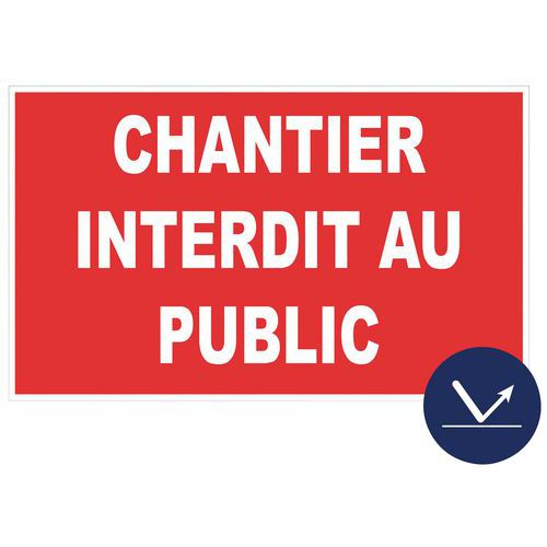 Panneau rétroréfléchissant classe 1 - Rigide - Novap