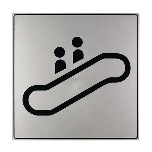 Pictogramme en polystyrène ISO 7001 - Escalator