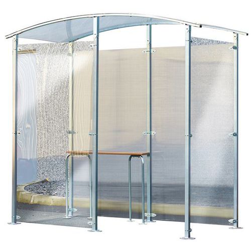 Rokersafdak design 2 m² - Losstaand