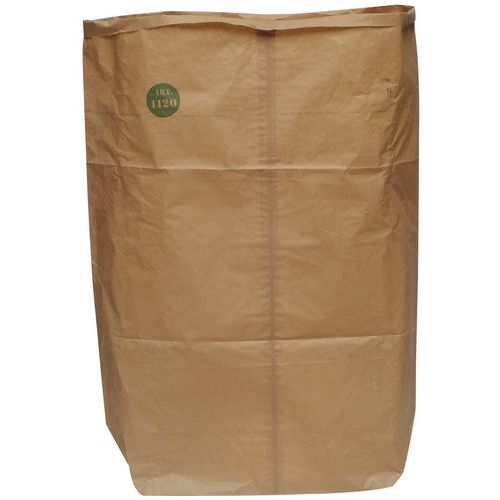 Sac-poubelle en papier - Déchets vert - 70 à 140 L