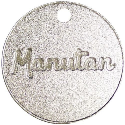 Muntje met nummer van 301 tot 1000 - Aluminium 30 mm - 100 stuks - Manutan