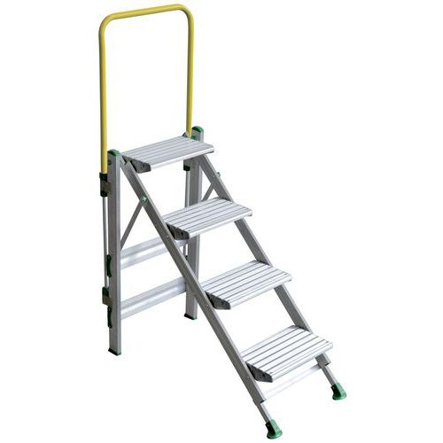 Kantooropstapje Plio, Max. belasting: 150 kg, Platform hoogte: 0.88 m, Aantal treden incl. platform: 4