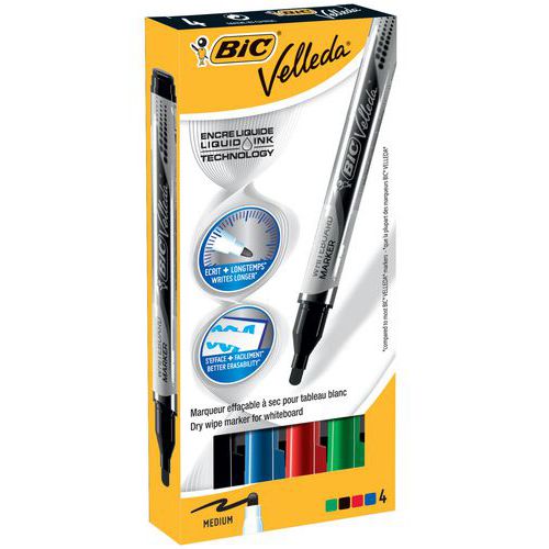 Uitwisbare markeerstift - BIC Velleda Pocket