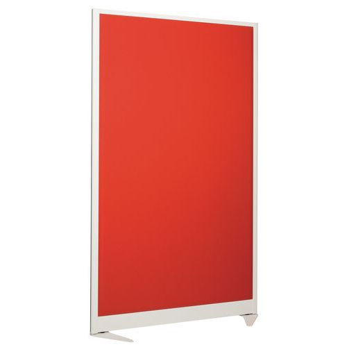Geluidswerende scheidingswand 170x120 cm - wit frame