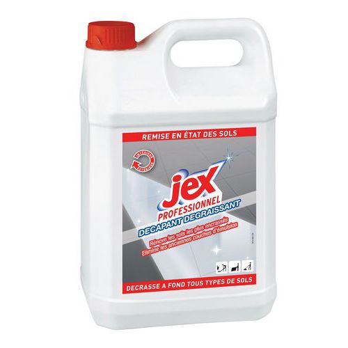Schurende ontvetter voor vloeroppervlakken Jex Professionnel - Fles 5 l Schurende ontvetter voor vloeroppervlakken Jex Professionnel - Fles 5 l