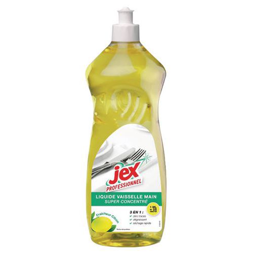 Liquide vaisselle main Jex Professionnel citron - Flacon 1 L ou bidon 5 L