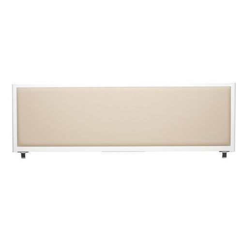 Scheidingsscherm akoestisch 495 x 1400 - Profiel wit