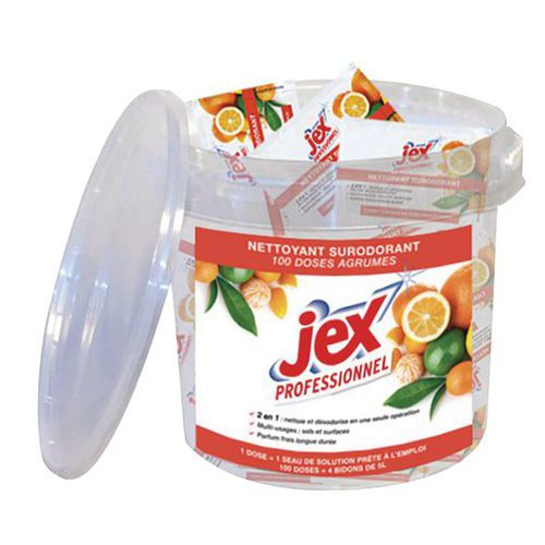 Reiniger en luchtverfrisser citrusvruchten Jex Pro - 100 doses x 20 ml
