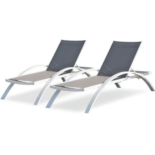 Ligbed stapelbaar Barcelona - set van 2 - DcbGarden